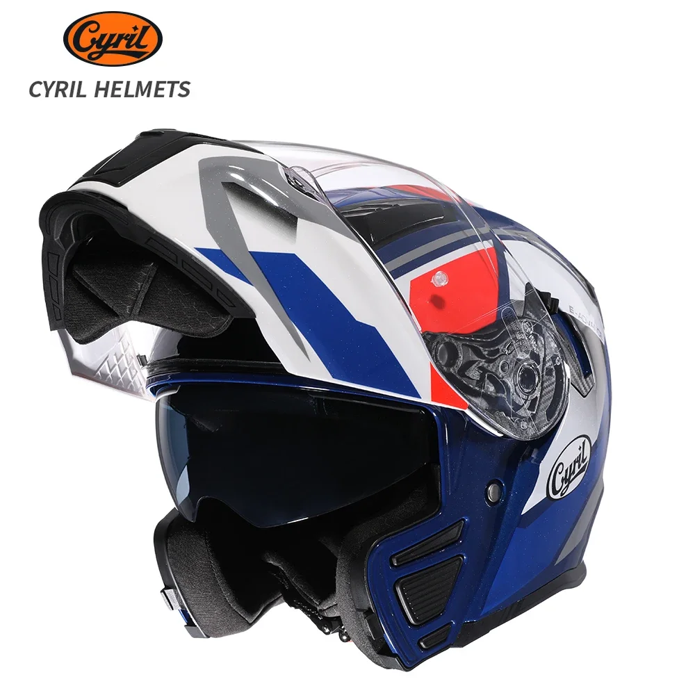 Full Face Motorcycle Helmet With Bluetooth - خوذات سباق كاملة الوجه من سيريل