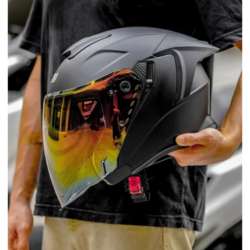 خوذات دراجات نارية جديدة بتصمي - مراجعة Full Face Motorcycle Helmet With Bluetooth وسعره