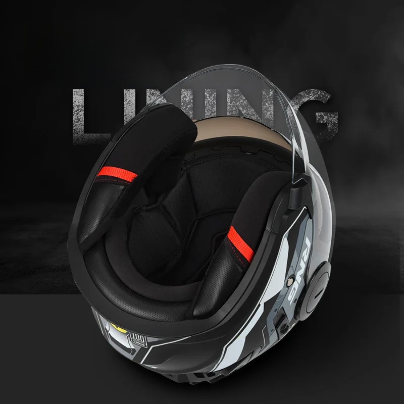 خوذة دراجة نارية 3/4 مع سماعة  - مراجعة Full Face Motorcycle Helmet With Bluetooth وسعره