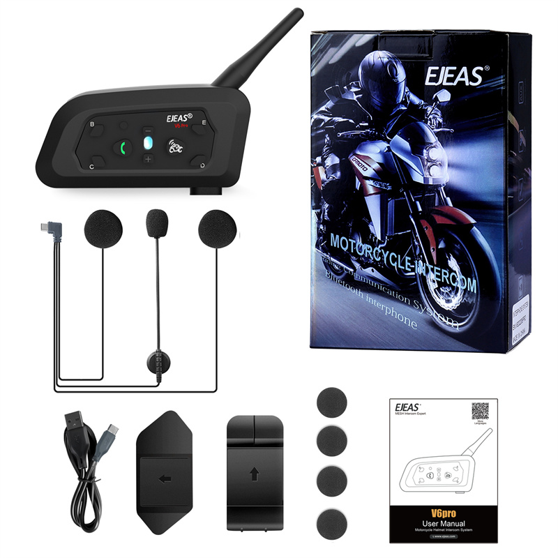 سماعة رأس NewEjeas V6 Pro للدر - مراجعة Motorcycle Helmets وسعره