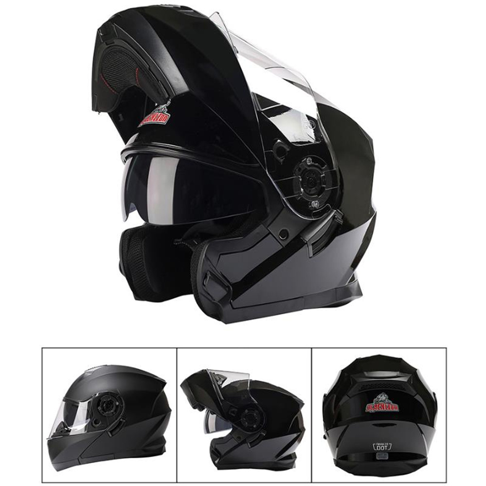 كامل الوجه ADV دراجة نارية الم - مراجعة Dual Visor Motorcycle Racing Helmet وسعره