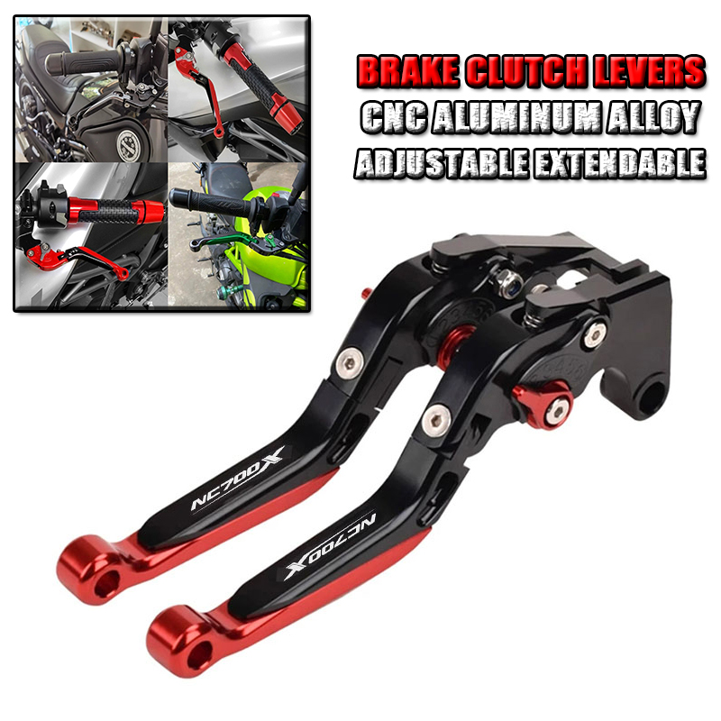 لهوندا NC700X NC700 X 2016-201 - مراجعة Cnc Aluminum Adjustable Brake Clutch Levers وسعره