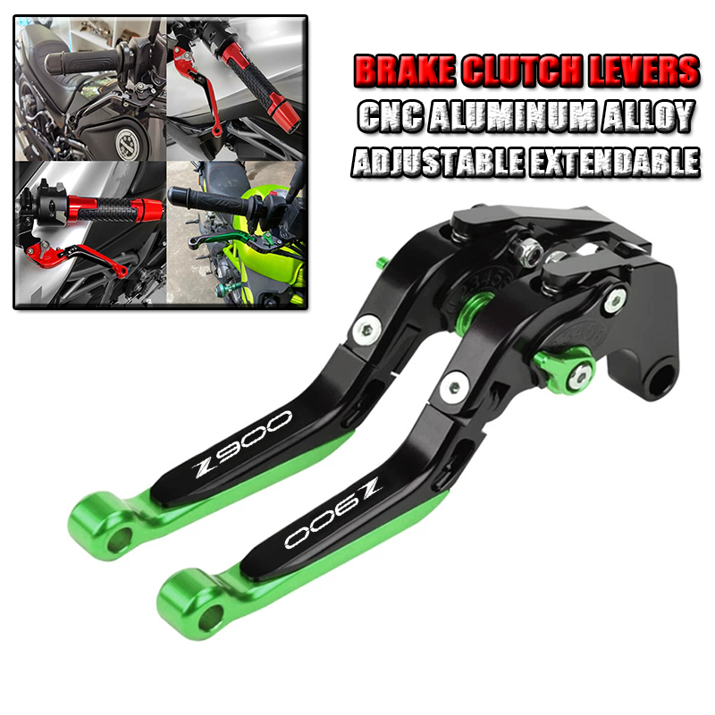 يصلح ل Z900 Z 900 z900 2017-20 - مراجعة Cnc Aluminum Adjustable Brake Clutch Levers وسعره