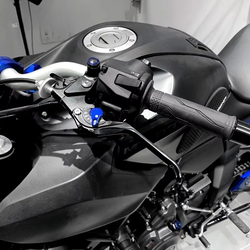 جديد لياماها MT07 2025 2026 Te - مراجعة Cnc Aluminum Adjustable Brake Clutch Levers وسعره