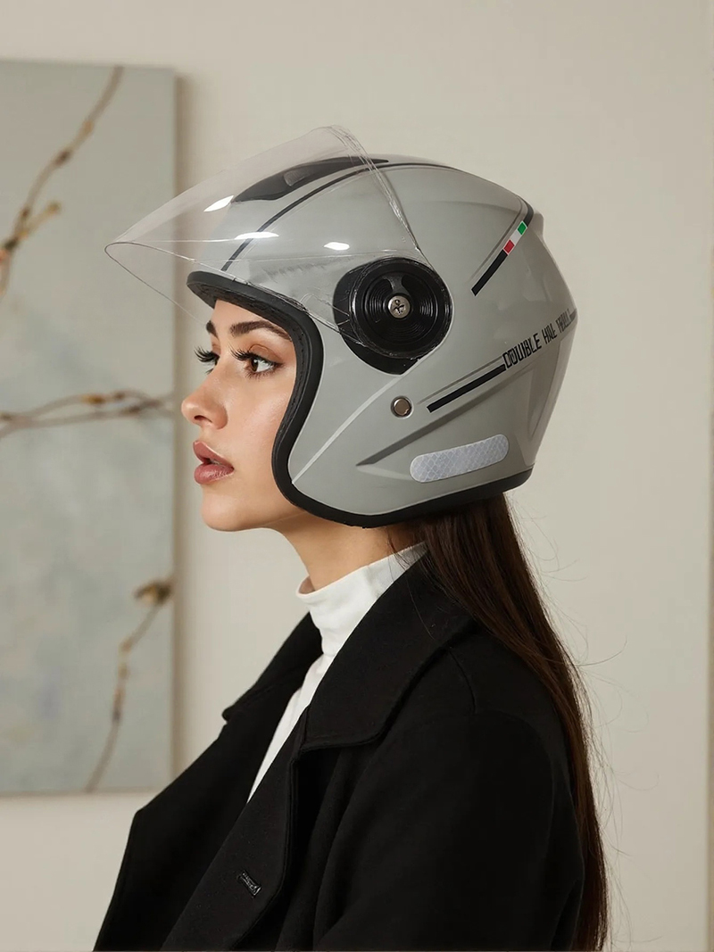 2025 دراجة نارية مزدوجة قناع ا - مراجعة Dual Visor Motorcycle Racing Helmet وسعره