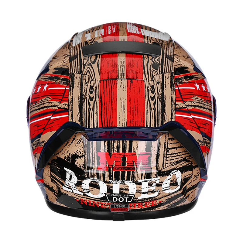 خوذة جديدة عالية الجودة للطرق  - مراجعة Full Face Motorcycle Helmet With Bluetooth وسعره
