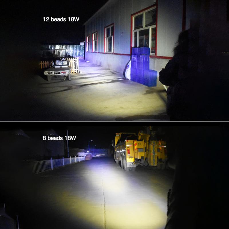 دراجة نارية المصباح 12 فولت بق - مراجعة Universal Motorcycle Led Headlight Projector وسعره